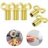 Flintronic Valvola Termosifone, Set da 5 Pezzi Chiave Sfiato Termosifone, Chiave di Spurgo del Radiatore, Universale Chiave Quadrata, per Radiatori Adatta- Oro