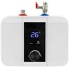 Xigner Caldaia da tavolo da 6 l, resistente alla pressione, 1500 W, per cucina, con display a LED, piccolo ripiano per l'uso sotto lavelli da cucina e lavandino