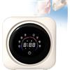 YISHENX Lavatrice Portatile Di Piccole Dimensioni, Lavasciuga a Basso Consumo Energetico, 7 Programmi Di Lavaggio, Asciugatura Ad Aria Calda a 65°c, Funzionamento Ultra Silenzioso a 45 Db(Wallmount)