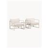Venture Design Set salotto da giardino Messina, set da 3 -