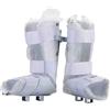 LANCOURT Cyclette Motorizzata, cyclette a pedali sotto la scrivania con staffa di protezione per le gambe, per l'attrezzatura di allenamento per la riabilitazione di mani, braccia e ginocchia(White)