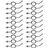 Generic Strumento di precisione per piscina, completo di istruzioni per la palla, allenamento portatile con set di pennarelli, strumento di allineamento da biliardo con struttura compatta, per