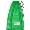 aqua zone Borsa a rete con coulisse per attrezzatura sportiva, per nuoto, spiaggia, immersioni, viaggi, palestra (verde neon, 18 x 30)