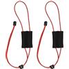 Buxuaaaa 2 pz Fish Finders Cover Strap Elastico Bungee saldamente Fit fino a 18 pollici Schermo Regolabile Copertura Grafico Pesca Finders Pesca Grafico di Pesca Elastico Bungee Aderente Schermo Regolabile