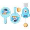 Generic Set di allenamento da pong, kit portatile per allenamento a pagaia, 60 cm, regolabile, attrezzatura per l'apprendimento sportivo, attività interattive, attrezzatura per allenamento all'aperto per