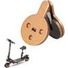 CERFFOOL Pastiglie Freno per Kugoo Kukirin G2 Pro Resistente ad Alta Temperatura Resistente all'usura Disco Freno Linings Pad Ricambi Accessori per Scooter Elettrico (1 Paia)