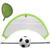 Huehkir Porta da calcio pieghevole,Porte da calcio pieghevoli, da per esterni, Rete per porte da per adulti da cortile per competizioni sportive, con borsa per il trasporto per giovani
