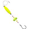 Buxuaaaa Galleggiante e Bobbers Pesci Gatto Rigs Boe da pesca ad alta visibilità Bobine Bobine Galleggianti Rigs Pesci Gatto con Gancio Esche Sonagli Cerchi Gancio