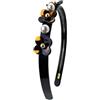 CHTKAGV Fermaglio for coda di cavallo con fiore - Elegante accessorio for capelli for donne, carriera, ballo fine anno in ufficio(TG840067-1)