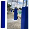 Generic Pad avvolgente per palo da basket, 1,5 m, quadrato, resistente, per obiettivi esterni, 25,4 x 25,4 cm, protezione ammortizzante di sicurezza per palestra