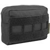 WARRIOR - A.S. was Laser Cut Small Horizontal Utility Pouch, Nero