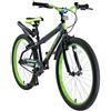 BIKESTAR Bicicletta bambini da 9 anni | Bici bambino bambina 24 pollici Freno a pattino e freno a retropedale | 24" VTT Edition Turchese e Berry