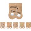 GSTFY Borsa per palline da golf, divertente, in flanella, con nome personalizzato, per compleanno, Natale, guida, regalo per golfisti, uomini, padre, marito, amici