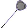 Generic Retino da pesca retrattile, rete telescopica da pesca, 30,5 x 30,5 cm, con manico in alluminio, carrello di atterraggio leggero, rete gommata a prova di strappo con design pieghevole, strumento da