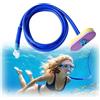 Generic Dispositivo di respirazione subacquea, respiratore completamente asciutto per adulti, tubo di respirazione subacquea, tubo di respirazione subacquea portatile con boccaglio, per immersioni, nuoto