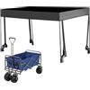 Generic Golf Cart Canopy,Protezione Pioggia Per Auto Golf Tessuto Oxford 600D | Accessorio Passeggino Copertura Rimovibile Caddie Corsa Viaggi Shopping Campeggio Esterno