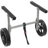 RainWeel Carrello per kayak, pieghevole, in acciaio inox e poliuretano, per SUP, kayak, tavola da surf, mini barche, paddleboard, portata 50 kg