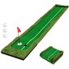 LIFEZEAL 300 cm, tappetino da golf con 3 palline da golf, mini tappetino da allenamento con 2 fori per interni ed esterni, tappetino da golf per golfisti e amanti