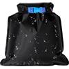 Generic Borsa impermeabile da nuoto, arrotolabile, riutilizzabile, a prova di perdite, per spiaggia, vacanze, piscina, kayak, crociera, escursionismo, zaino in spalla, donne, uomini, adolescenti, Blu, Refer
