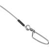 MoSundi Kit di 12 leader da pesca in fluorocarbonio, 20-80 libbre in acqua dolce salata con bottoni a pressione, abrasione invisibile, dimensioni assortite