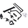 RiToEasysports Cyclette Regolabile, Pedale Ginnico per Gambe e Braccia in Acciaio Inossidabile Resistente con Piedini Antiscivolo e Maniglie in Schiuma per Fisioterapia e Fitness a Casa