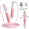 Gungtj Jump Rope with Counter for Fat Burning Workouts, Adjustable Skipping Rope with Calorie Tracker and Alarm Reminder, Perfect for Fitness, Esercizio, Boxing, MMA, and Gym Routines