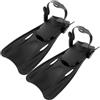 NIYANGLE Pinne da Snorkeling Regolabili Nere in Plastica per Nuoto e Immersioni, Pinne Corte Leggere per Allenamento Atmosfera Estiva, Adatte per Uomo e Donna 39-43