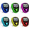 Generic Contatore per dita - Contatore elettronico a LED a 5 | Funzione contatore a scatto portatile fino a 999999 | Dispositivo di conteggio digitale portatile per palestra sport inventario uso