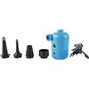 Cerlyiont Pompa Aria Elettrica Portatile USB con Adattatori, Gonfiaggio Rapido per Materassini e Campeggio, Design Compatto Blu
