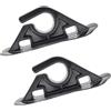 Msioytog 2 Accessori per Barche da Pesca pagaia Fibbia Fissa Kayak Gonfiabile Corda Sicurezza Fibbia Apertura Offset Paddle distanziatore