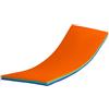 Fzaqwen Tappetino Galleggiante Materassino Lettino Cuscino per Piscina Water Float Mat in Schiuma XPE Confortevole E Pieghevole Adatto per Feste, Arancione