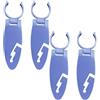 Generic Clip di fissaggio per tavola da paddle, 4 morsetti espandibili per pinne per tavola da paddle, di ricambio per pinne da surf, clip di fissaggio per pinne per tavola da surf, forniture per