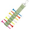 Aymzbd Porta Golf, Borsa Porta Golf, Custodia di Presentazione, Accessorio per L'allenamento di Golf, Tracolla per Appenderlo, Pr, Verde