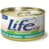 Life Cat Natural Filetti di Pollo con Manzo - 85 gr
