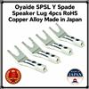 Oyaide SPSL Y Vanga Altoparlante Lug 4 pezzi RoHS Lega di rame Made in Japan