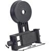 ELAYARD Supporto Per Smartphone Per Fotografia Con Binocolo e Monocolo Adattatore Per Telecamera Con Esterno Da Facile Da Usare e Compatibile Con Smartphone Nero