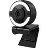 DIKAMAN Webcam, USB HD Webcam Messa a fuoco automatica Microfono incorporato 1920 X 1080P 30fps Web Cam Camera for PC portatili desktop Gioco for conferenze