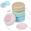 ibasenice Pulitore dello Schermo Telefono Macaron in Silicone e Pp, 4 Pezzi con Laccio e Moschettone, per Tablet e Schermi di Computer, Portatile e Pratico Colore Casuale