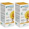 Aboca Grintuss Pediatric Sciroppo Bambini BIPACCO Tosse Secca e Grassa 2x180 g