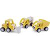 New Classic Toys Woet® Camion Trasporta Auto Giocattolo in Legno per Bambini - Con 4 Veicoli - Set Veicoli - Giocattolo di Imitazione - A Partire da 2 Anni