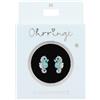Depesche 13914.020 - Orecchini a perno in argento, con motivo cavalluccio marino, con brillantini, idea regalo