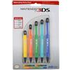 PDP Nintendo 3DS - Licensed Rainbow Stylus Set