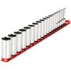 TEKTON Chiavi a bussola per guida manuale | SHD91114, 19 pezzi (6-24 mm)