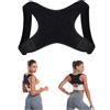 MKEAWWU Raddrizza Schiena E Spalle 1 Pezzo Correttore Postura Uomo Donna Ergonomico Sollievo Dolore Schiena Nero Taglia Unica成人