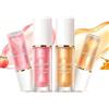 Sitovely Set di 4 lucidalabbra fruttato, idratante, lucidalabbra trasparente, per labbra idratanti a lunga durata, per donne e ragazze