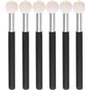iplusmile Pennelli Correttore Facili da Conservare Set 6 Punta Tonda in Spugna per Applicazione di Prodotti Liquidi e Crema per Make-up Viso