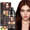 LUJAJIAO Shampoo tintura per capelli neri 6 in 1 Unisex Formula naturale a base di erbe, shampoo colorante per capelli per donne e uomini Colore a lunga durata per coprire i capelli grigi (Dark Brown)