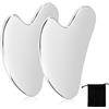 Androxeda Gua Sha Viso, Massaggiatore Viso, Gua Sha In Acciaio Inox, Guasha Per Scolpire Il Mento E Ridurre Il Gonfiore, Strumento Per Massaggio Viso E Corpo, Regalo Per Le Donne