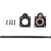 SUNGOOYUE Set di Coperture del Motore di Avviamento Elettrico per Auto 1/10 RC, Copertura Posteriore per Avviamento Elettrico RC con Asta di Avviamento per HSP Unlimited 1/10 RC Car