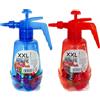 Sternfabrik Set di bombe d'acqua XXL con 100 bombe ad acqua, palloncini, in colori vivaci, con pompa a pressione (set da 1 ciascuno)
